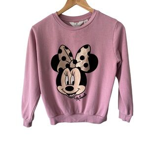 H&M x Disney Dusty Pink Minnie Sweatshirt